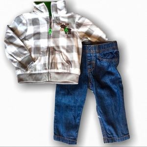 💙 4 for $20 Carter’s Fleece Jacket & Jeans…